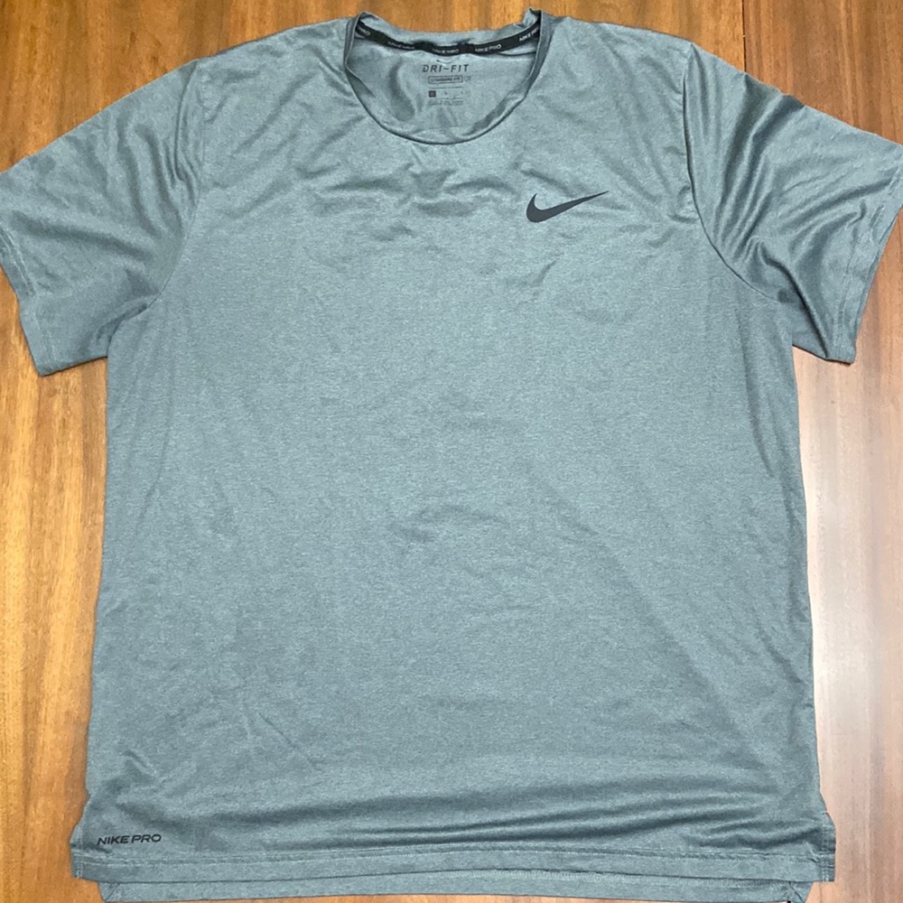 Nike Pro Dri-Fit Short Sleeve Shirt, dark grey